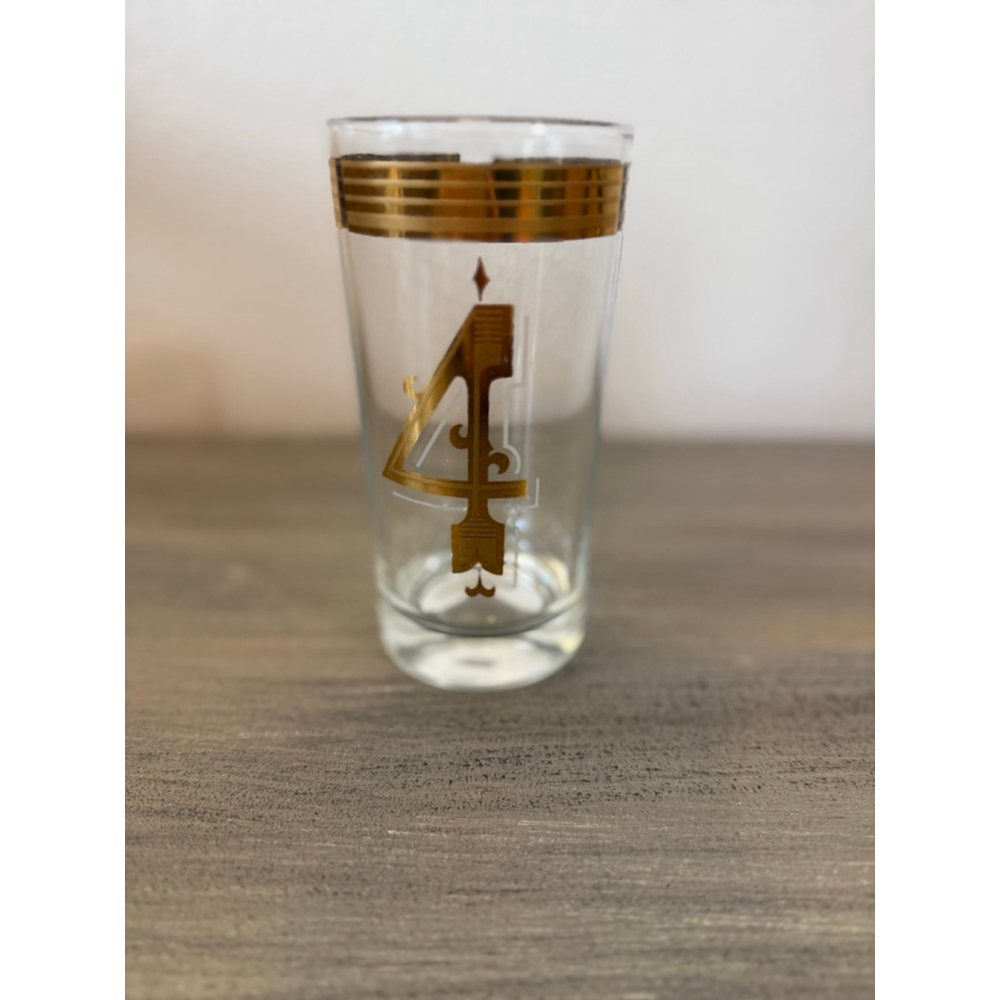 Partial set vintage "Drinks by the Numbers" highball glasses 1, 3, 4, 5, 7, 8 - Picture 10 of 16